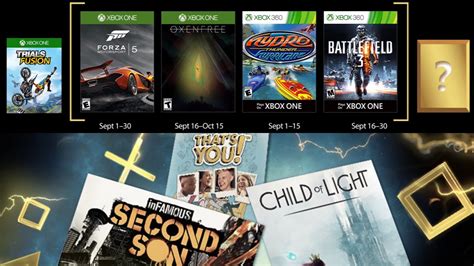 Free PlayStation & Xbox Video Games Coming September 2017 • Player HUD