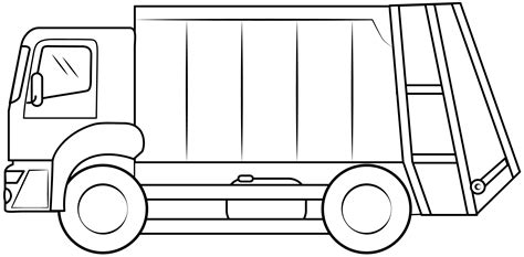 Garbage Truck Printable Template | Free Printable Papercraft Templates | Templates printable ...