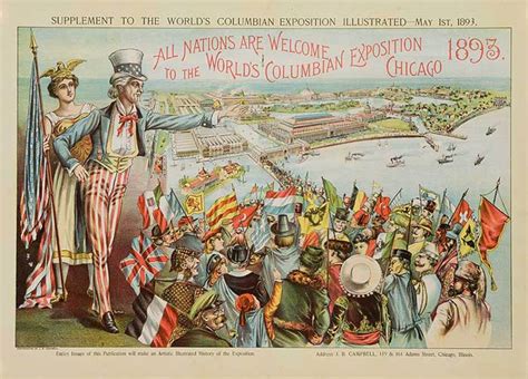 Original 1893 Chicago World's Columbian Exposition Poster | David ...