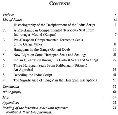 The Decipherment of The Indus-Saraswati Script | Exotic India Art