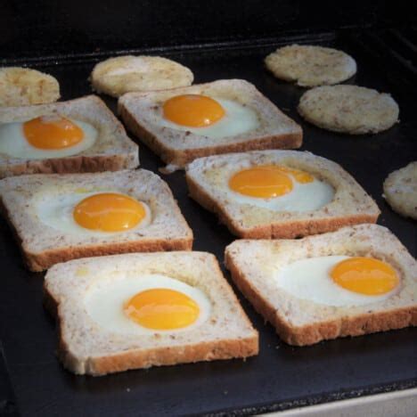 Egg in Bread | Bush Cooking