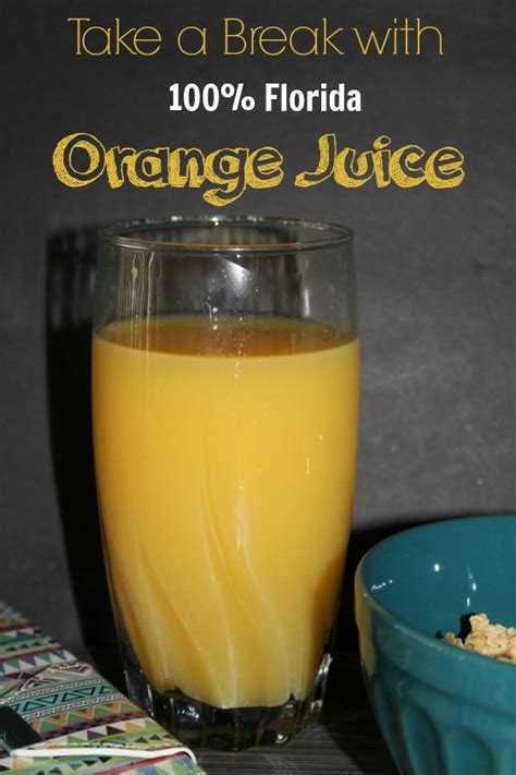 Give Yourself a Healthy Break with 100% Florida Orange Juice! - Pretty ...