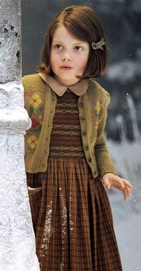 Georgie Henley as Lucy Pevinsie. The Chronicles Of Narnia The Lion, The Witch, And The Wardrobe ...