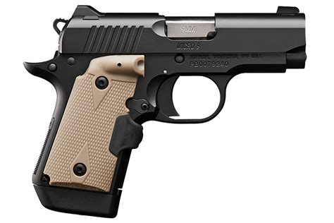 Kimber Micro 9 9mm with Desert Tan Crimson Trace Lasergrips | Sportsman's Outdoor Superstore