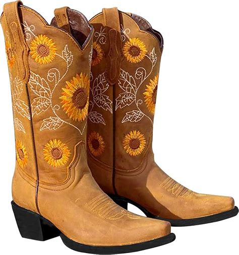 Amazon.com: sunflower cowgirl boots