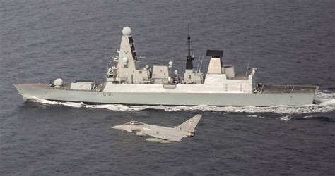 HMS-Defender-RAF-Typhoon | Navy Lookout