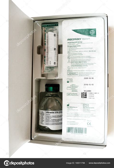 Ultravist - Iopromide package containing the contrast agent unb – Stock Editorial Photo ...