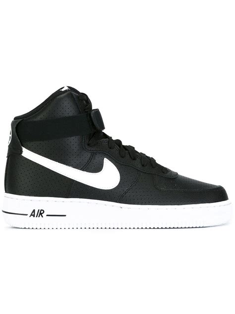 Nike 'air Force 1' Hi-tops in Black for Men | Lyst