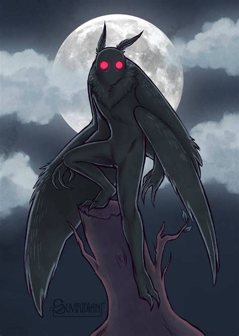 Mothman by https://www.deviantart.com/suviridian on @DeviantArt ...