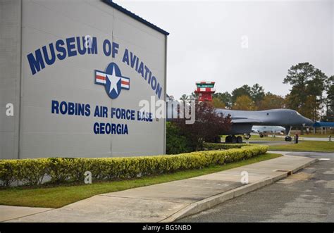 Museum of Aviation at Robins Air Force Base in Warner Robins Georgia Stock Photo, Royalty Free ...