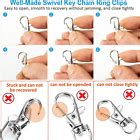 Keychain Key Chain Rings Clips Swivel Bulk YHYZ Swivel Lanyard Snap Hooks ( | eBay