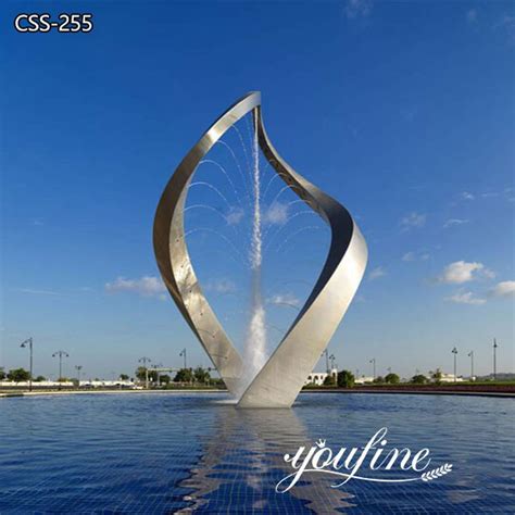 Large Square Decor Stainless Steel Water Fountain Sculptures for Sale CSS-255 - YouFine ...