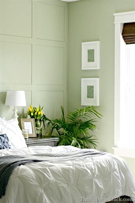 Gorgeous green guest room reveal | Green and white bedroom, Green bedroom walls, Bedroom green