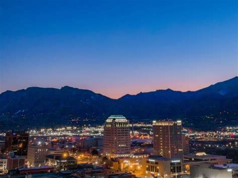 Dusk falls over downtown Colorado Springs. What's your favorite ...