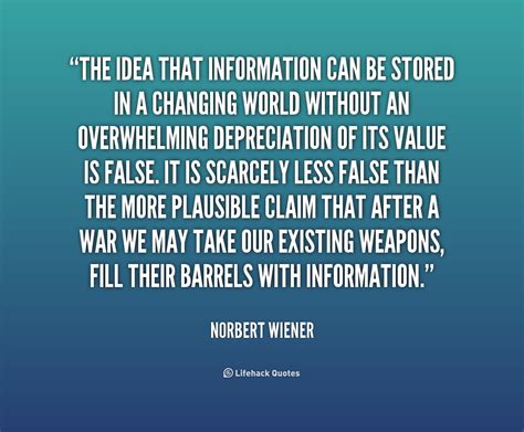 Norbert Wiener Quotes. QuotesGram