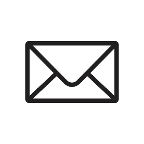 Email Icon Black And White Vector Art, Icons, and Graphics for Free ...