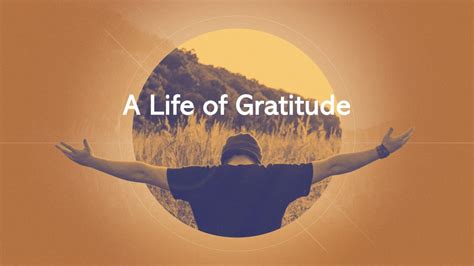 A Life of Gratitude | New Birth Evangelical Baptist Church