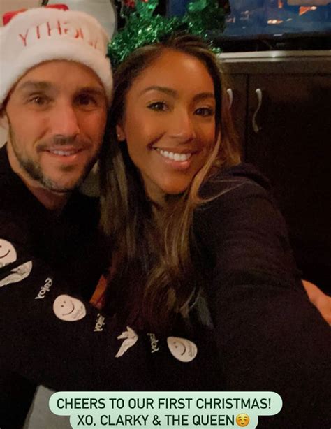 Tayshia Adams and Zac Clark Celebrate their First Christmas Together