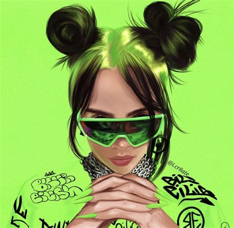 Billie Eilish Green Hair Wallpapers - Wallpaper Cave