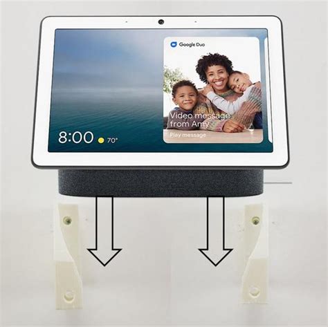 Google Nest Hub Max Wall Mount Wall Bracket, 10 Inch Touchscreen in ...