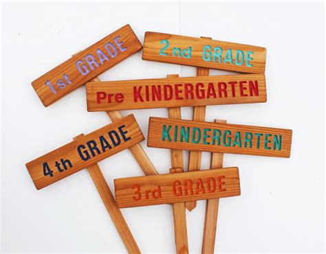 Childrens School Garden Signs School Garden Teachers Signs