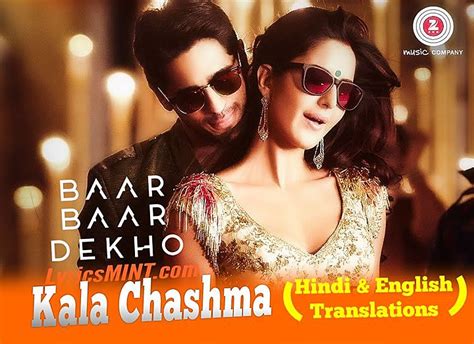 Kala Chashma Song Lyrics Translation - LyricsMINT