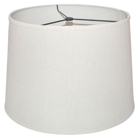 Textured Fabric White Lamp Shade | At Home