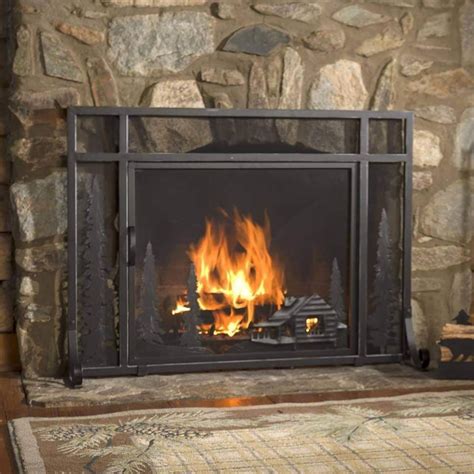 Fireplace Mesh Screen Doors – Fireplace Guide by Linda