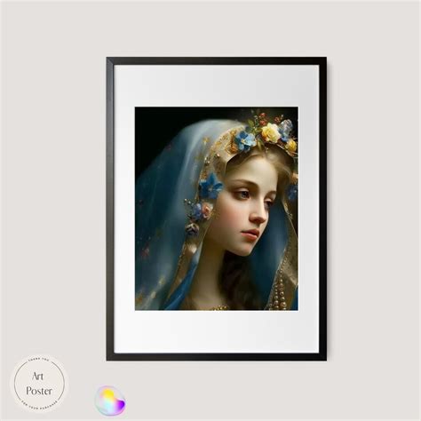 Holy Mother Art Print: A Moving Image of the Virgin Mary, the Epitome ...