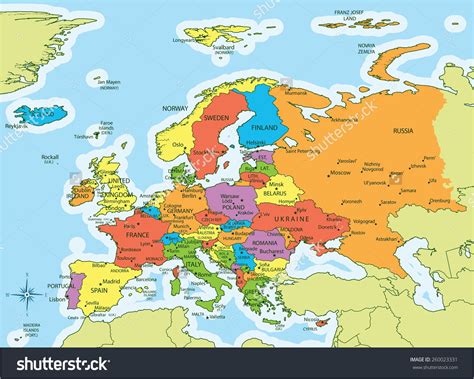 Map Of northern Europe Countries and Capitals | secretmuseum