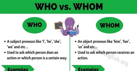 Who vs. Whom: How to Use Whom vs. Who in Sentences - Love English