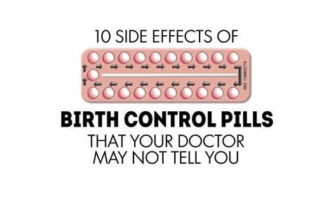 10 Side Effects of Birth Control Pills that Your Doctor May Not Tell ...