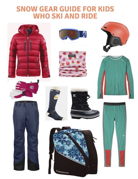 Snow Gear Guide for Kids Who Ski and Ride - MomTrends