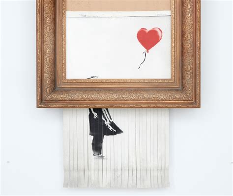 Banksy's infamous shredded painting expected to sell for £6 million, six times its pre-shredded ...