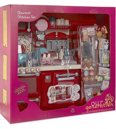 OUR GENERATION Gourmet kitchen set - £109 | American girl doll room, American girl doll ...