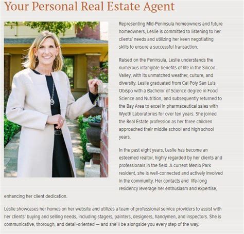 How to Write a Real Estate Agent Bio (With 9 Stellar Examples) | Real estate agent, Estate agent ...