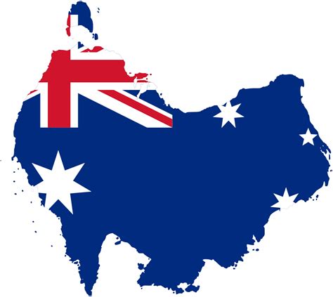 Australian Flag – Oceania Demographics