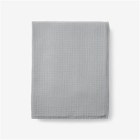 The Company Store Gossamer Gray Throw Blanket 51198X-OS-GRAY - The Home Depot