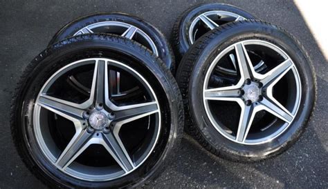 Purchase MERCEDES 19 IN GUNMETAL 63 RIMS / CONTINENTAL 255/50/19 TIRES ...