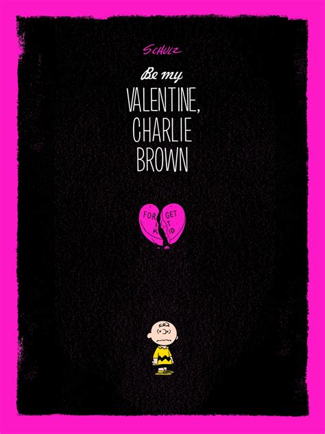 The Blot Says...: Be My Valentine, Charlie Brown Peanuts Screen Print ...