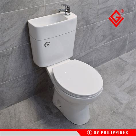 GV 6881 2in1 Dual Flush Water Closet Toilet Bowl with Basin | Lazada PH