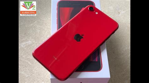 iPhone SE 2 RED 2020 UNBOXING 256 GB V2 MARKETING - YouTube