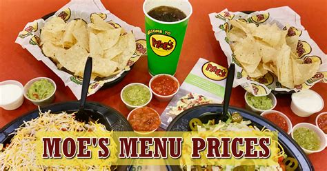 Moe's Menu Prices (Latest) - Insight into dining at Moe's