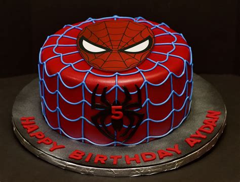 Spider-Man Cake by Cecy Huezo. www.delightfulcakesbycecy.com | Spiderman birthday cake ...