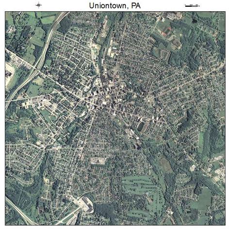 Aerial Photography Map of Uniontown, PA Pennsylvania