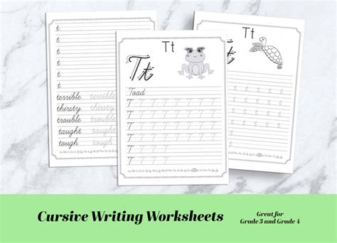 cursive letter tracing worksheets lowercase letters a z supplyme - cursive uppercase and ...