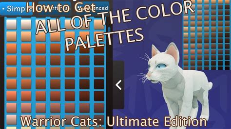 How to get ALL of the Color Palettes in Warrior Cats: Ultimate Edition ...