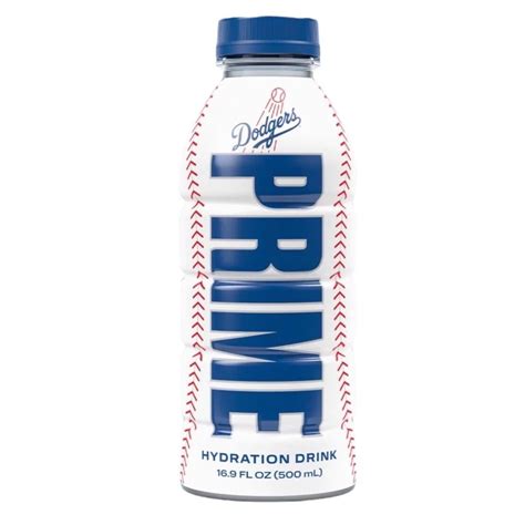 RARE Prime Hydration Drink Limited Edition LA DODGERS 1 Bottle | eBay