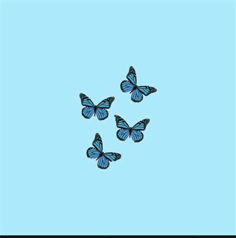 Blue Aesthetic Butterfly Wallpapers - Wallpaper Cave | Blue butterfly ...