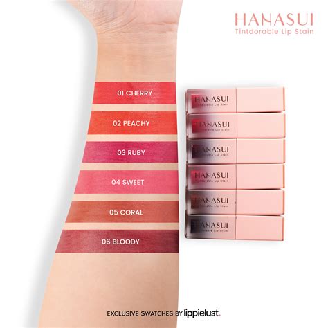 [Review & Swatches] Hanasui Tintdorable Lip Stain - LIPPIELUST